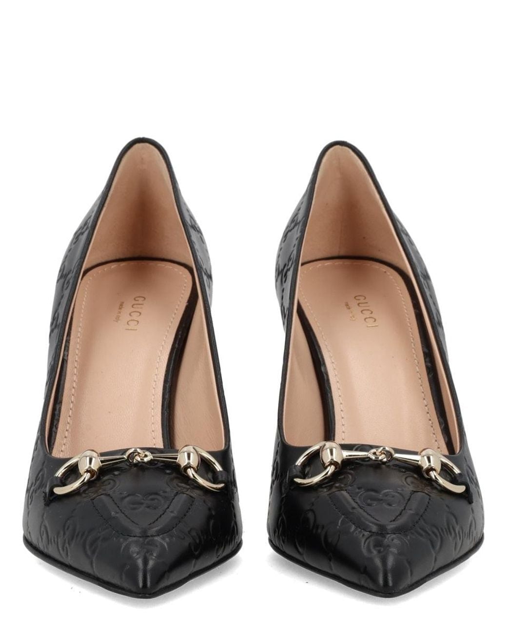 Gucci Black Pumps With Clamp