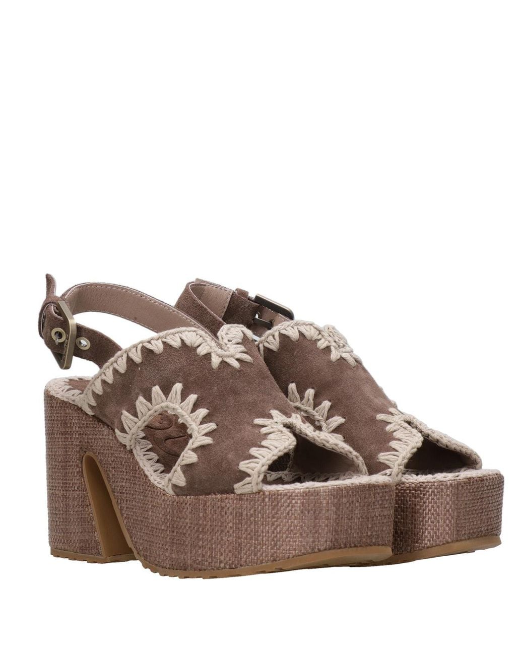 Mou Brown Sandals
