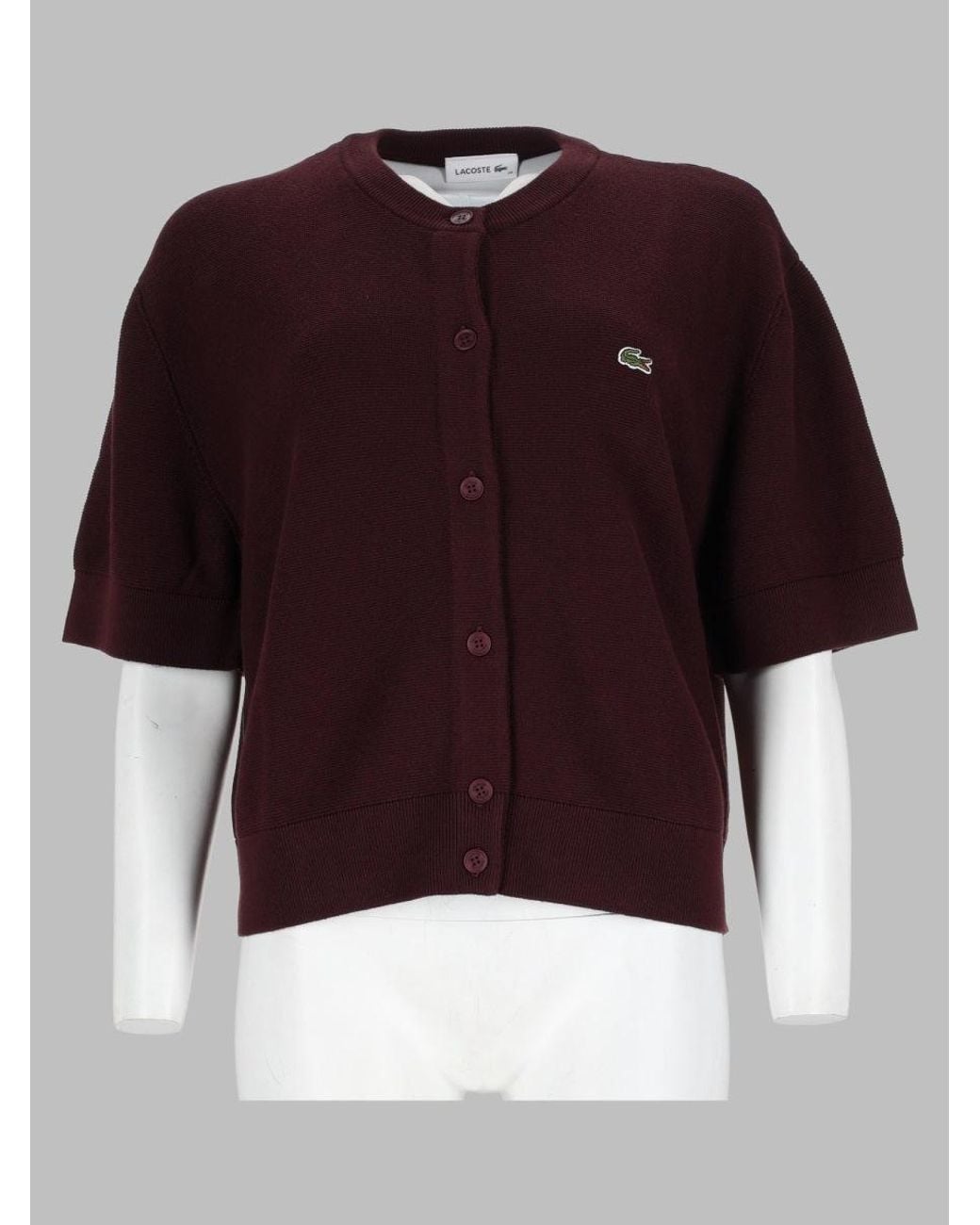 Lacoste Red Logo Sweater