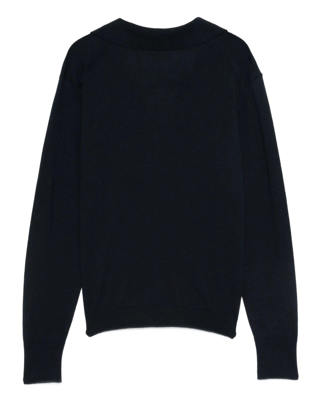 Closed Blue Long-Sleeve Polo Top