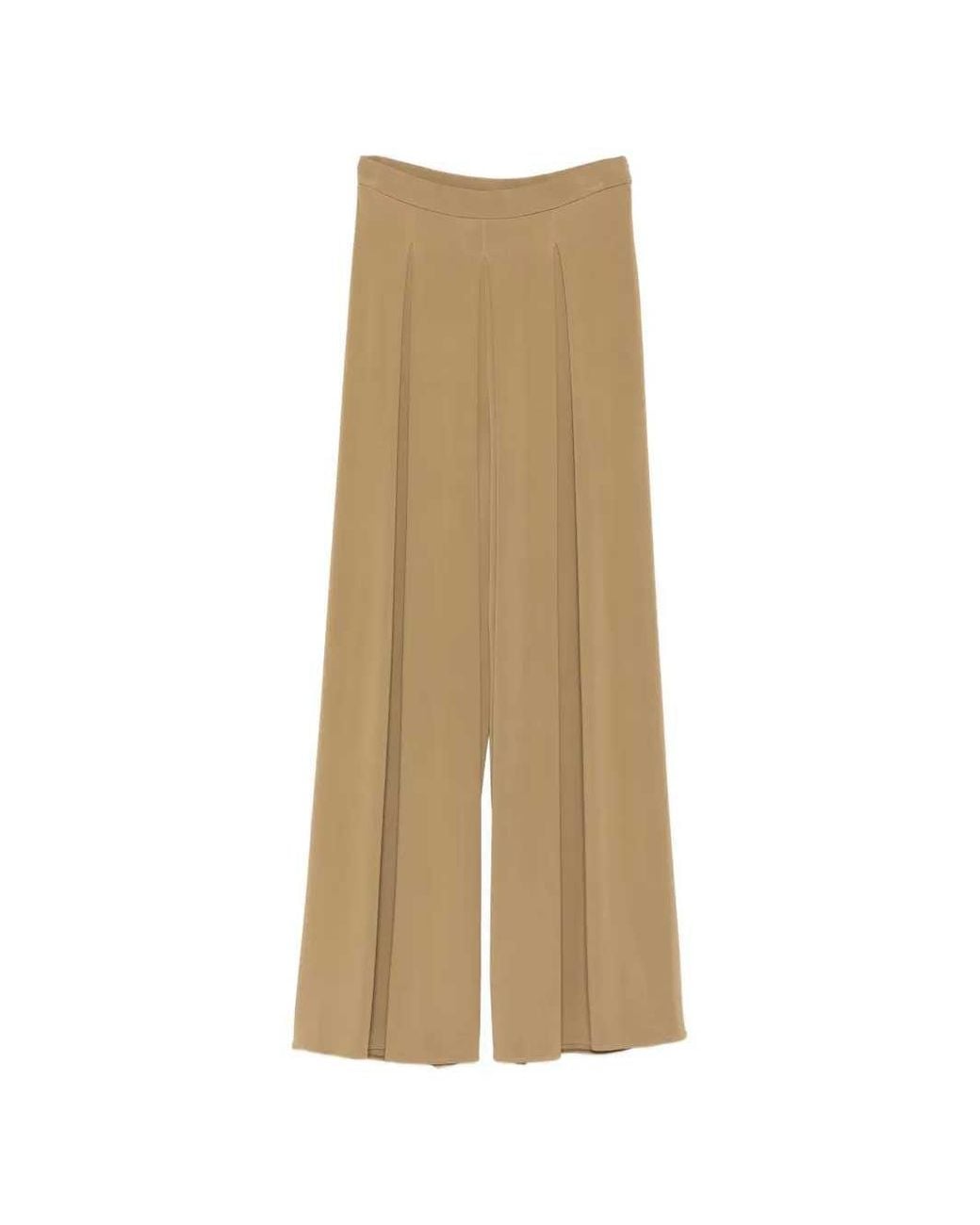 Max Mara Geplooide Bermudashort in het Natural