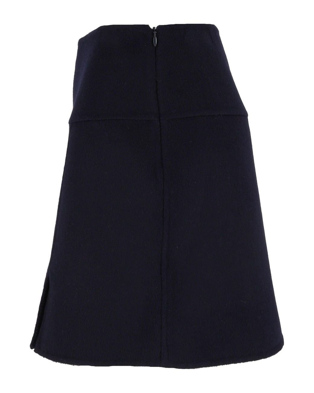Ermanno Scervino Blue Short Fitted Waistband Flared Mini Skirt