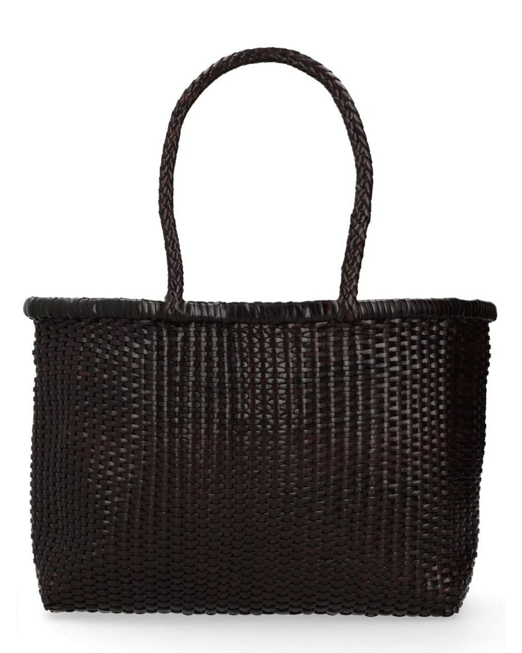 Dragon Diffusion Black Borsa "B Weave" Large