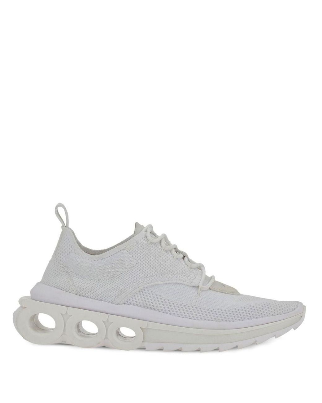 Ferragamo White Running Sneaker