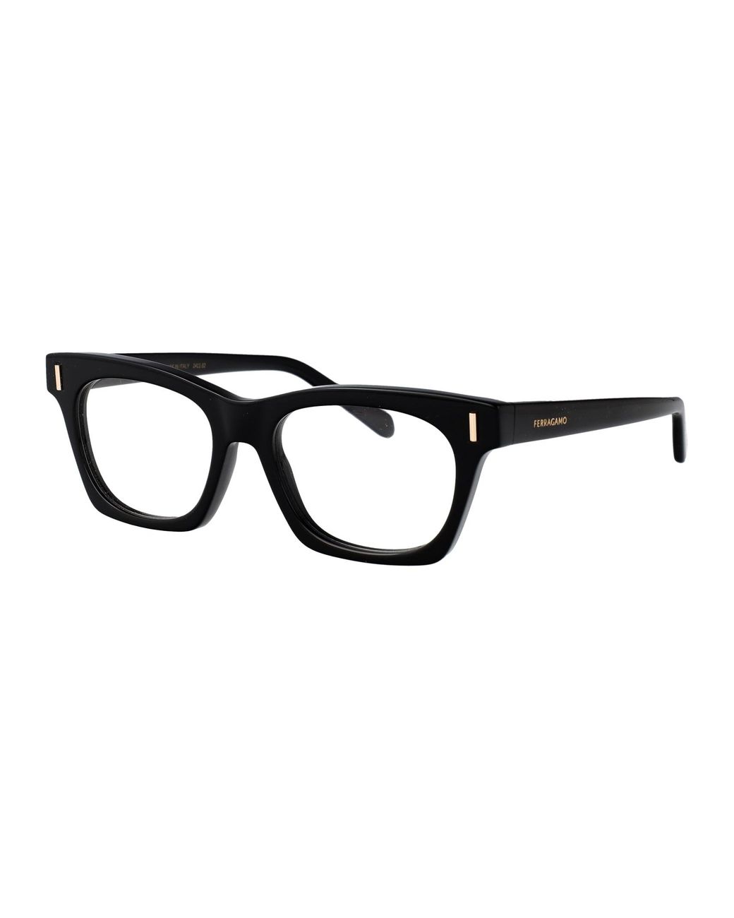 Ferragamo Black Acetate Glasses
