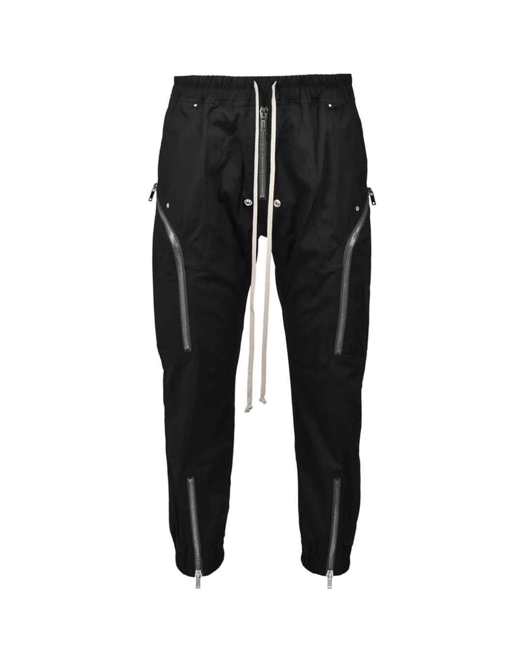 Rick Owens Black Heizer Cargo Pants for men