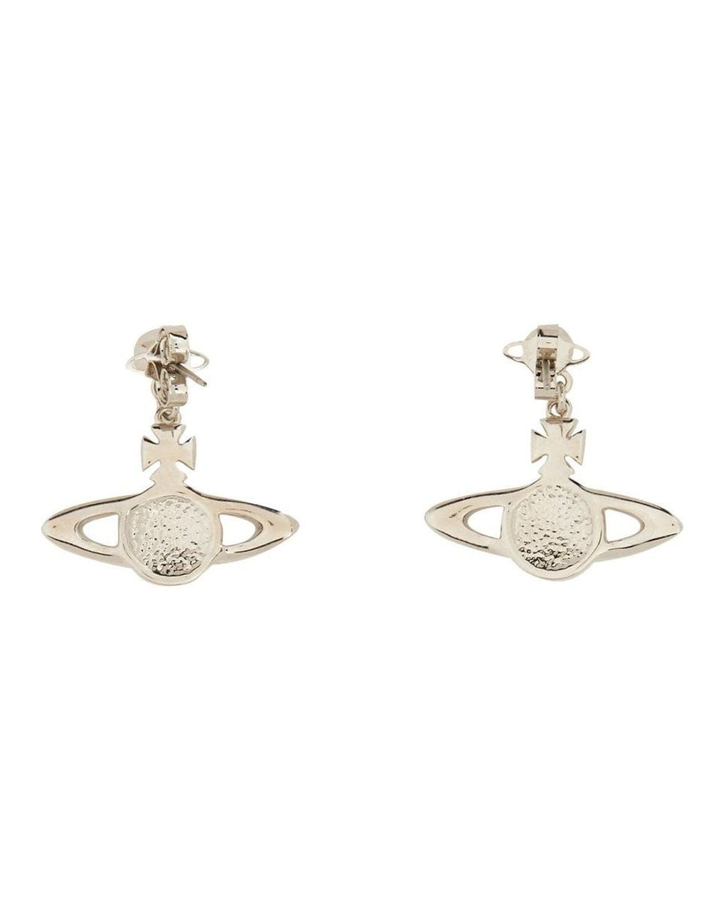 Vivienne Westwood Metallic Orecchini "Mini Bas Relief"