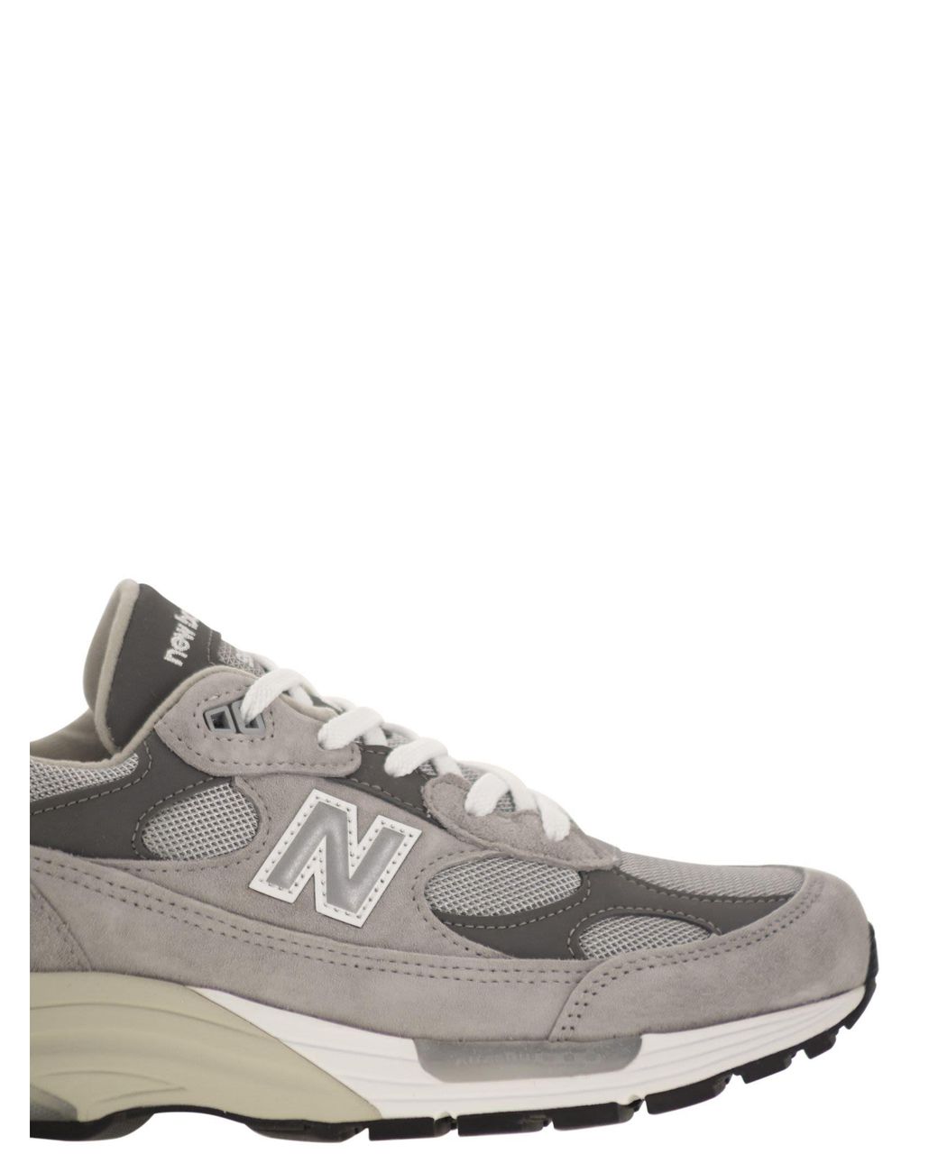 New Balance White 992