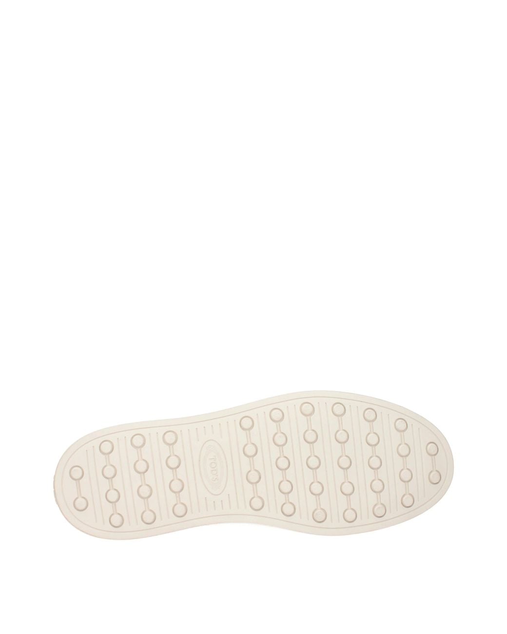 Tod's White Sneakers With Skin