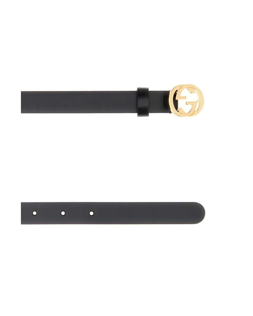 Gucci White Logo Buckle Belt