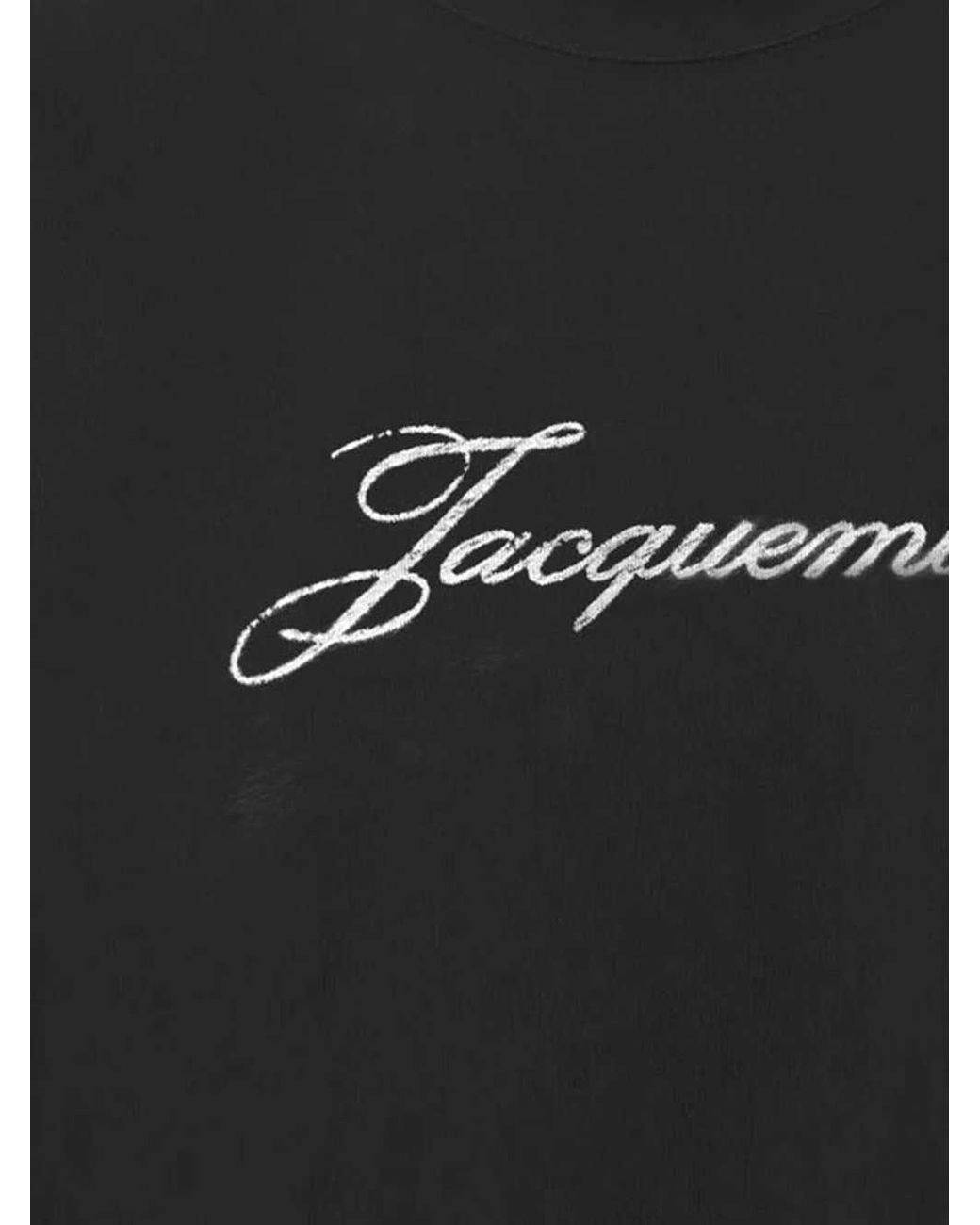 Jacquemus Black Logo T Shirt