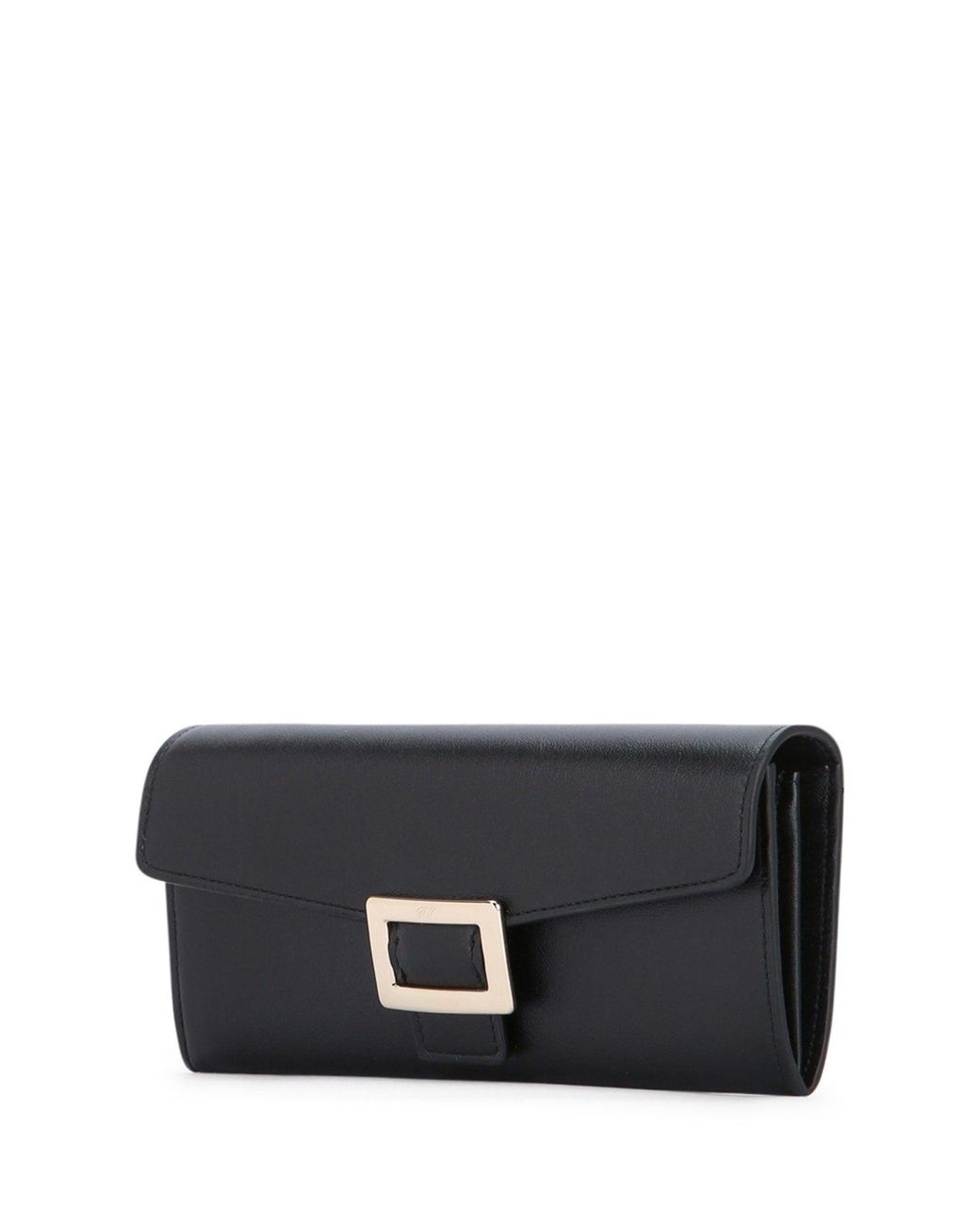 Roger Vivier Black Belle Vivier Small Wallet