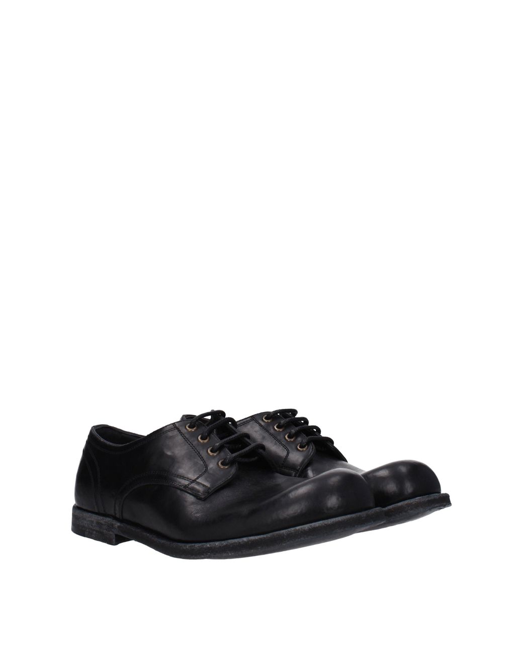 Dolce & Gabbana Black Dolce&Gabbana Derby Re Edition Leather