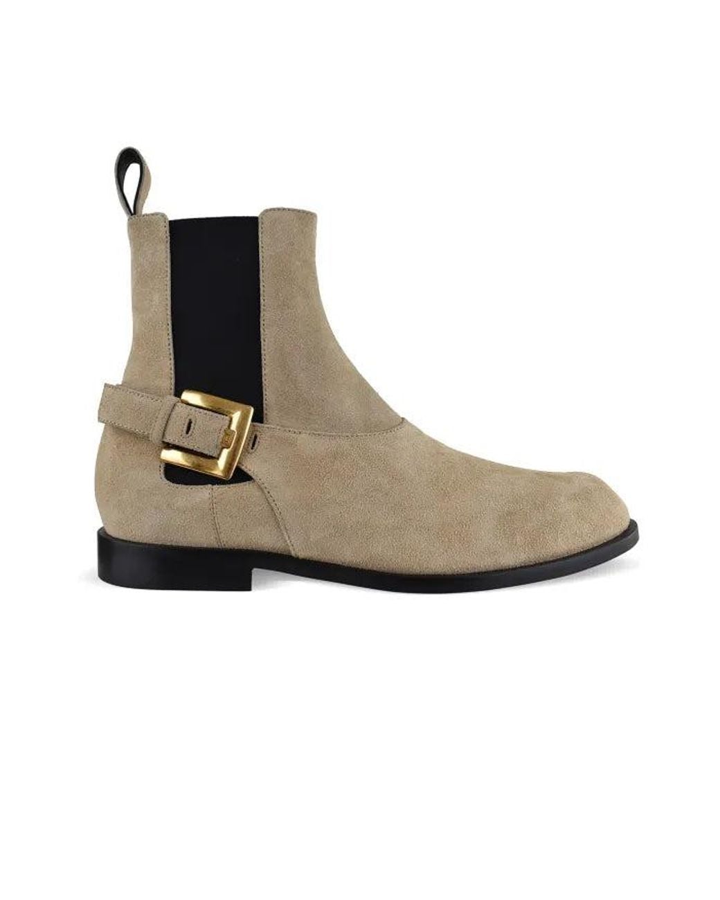Balmain White Anthem Chelsea Boots