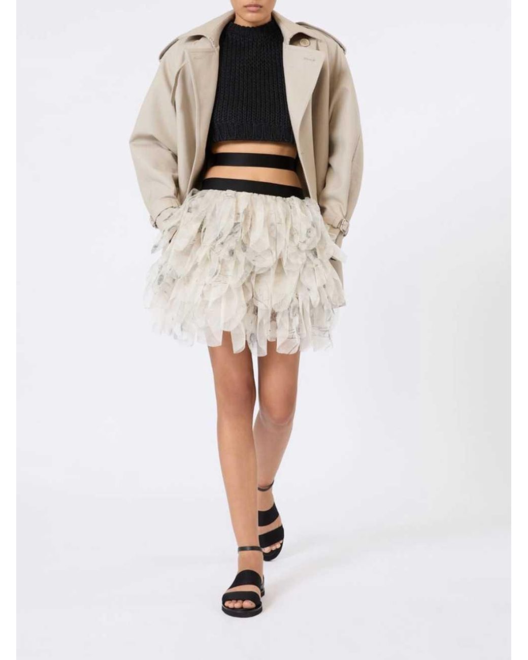 Max Mara Natural Short Cotton Duster Coat