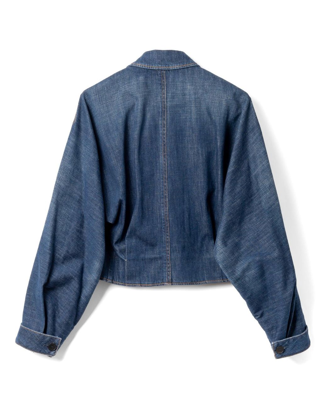 Lanvin Blue Cropped Jacket