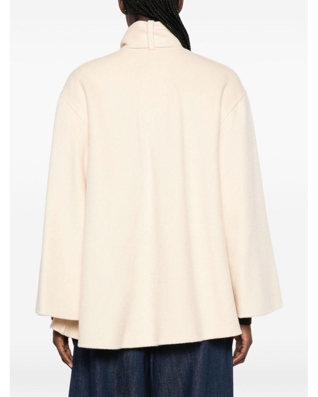 Zimmermann Natural Valiant Wool Blend Coat