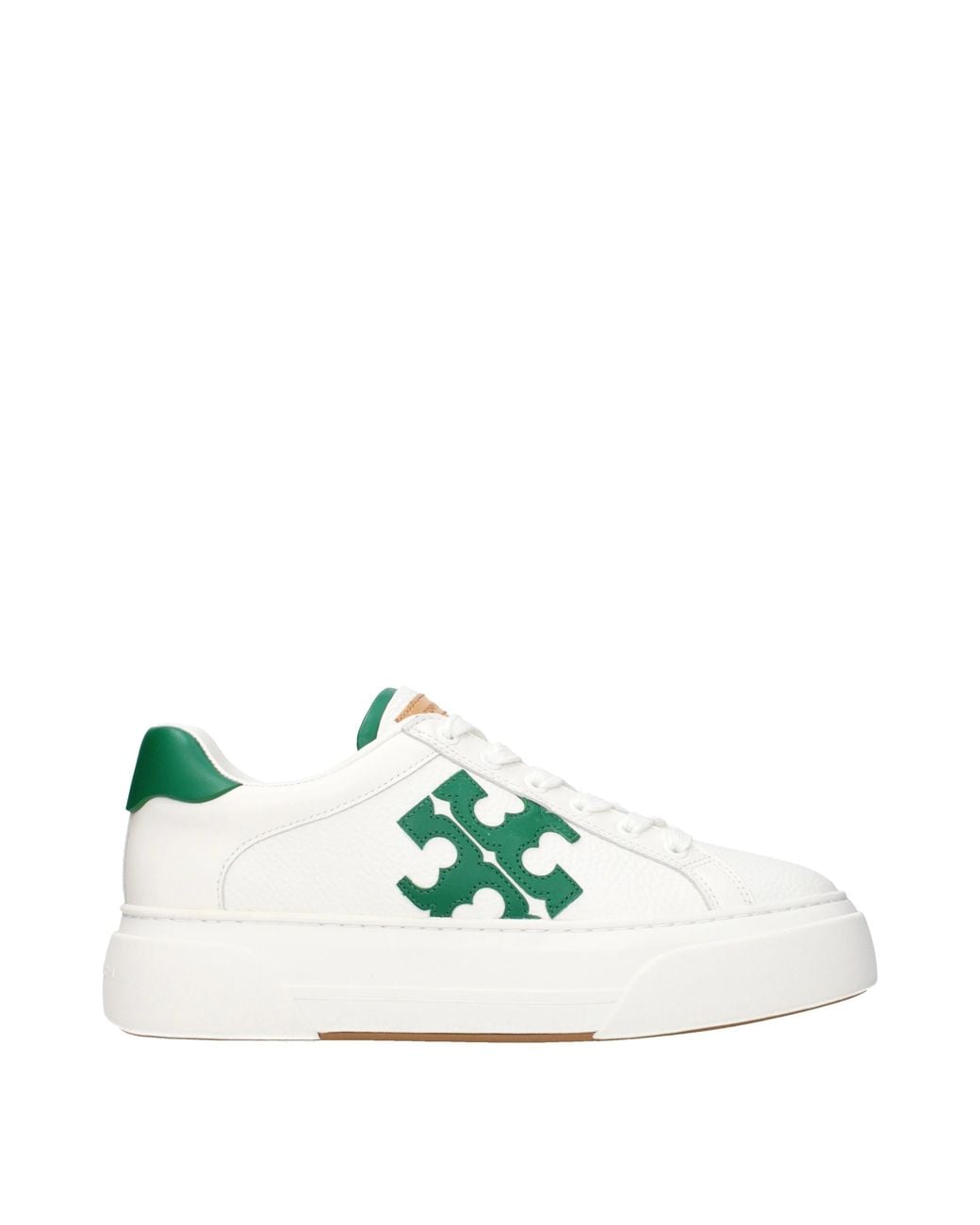 Tory Burch White Sneakers For Leather