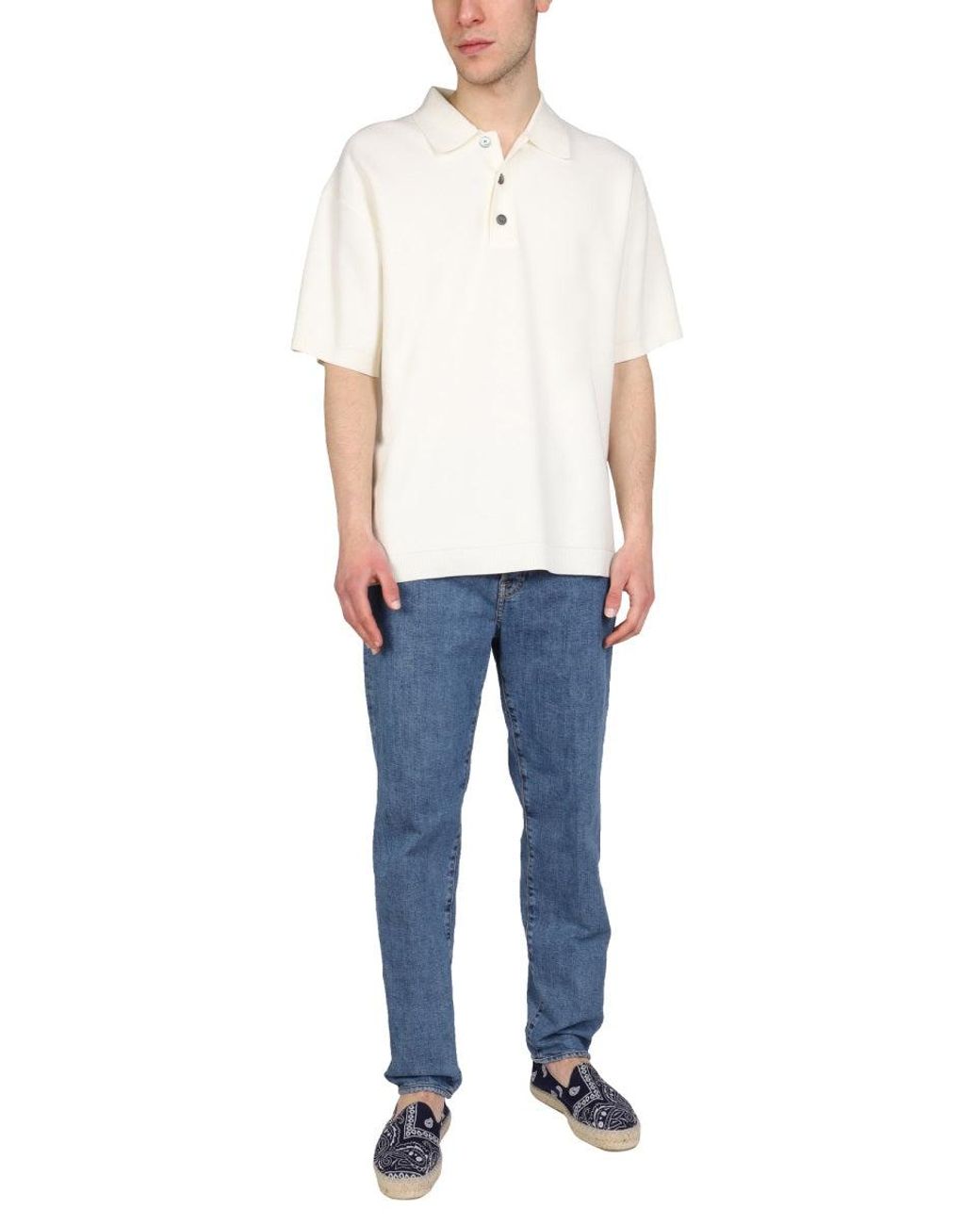 Lardini Blue Five Pocket Jeans for men