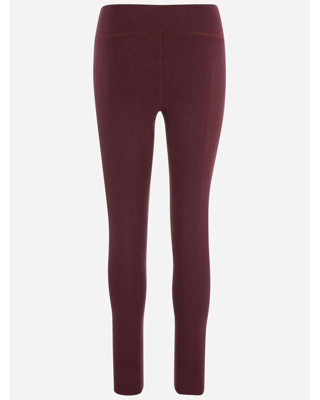 Autry Purple Stretch Nylon Pants With Logo