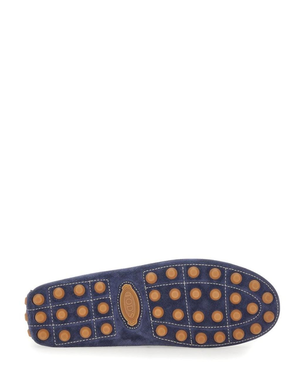 Tod's Blue Leather Loafer