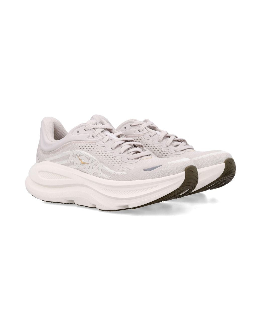 Hoka One One Pink Bondi 9 Road-Running & Everyday Cushioning Sneaker