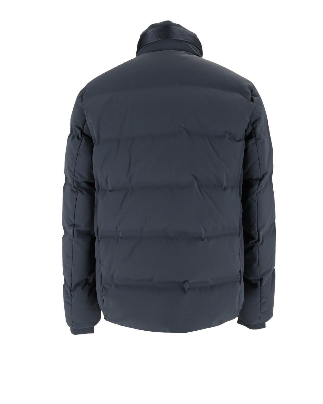 Parajumpers Blue North Twin Padded Quilted Down Jacket