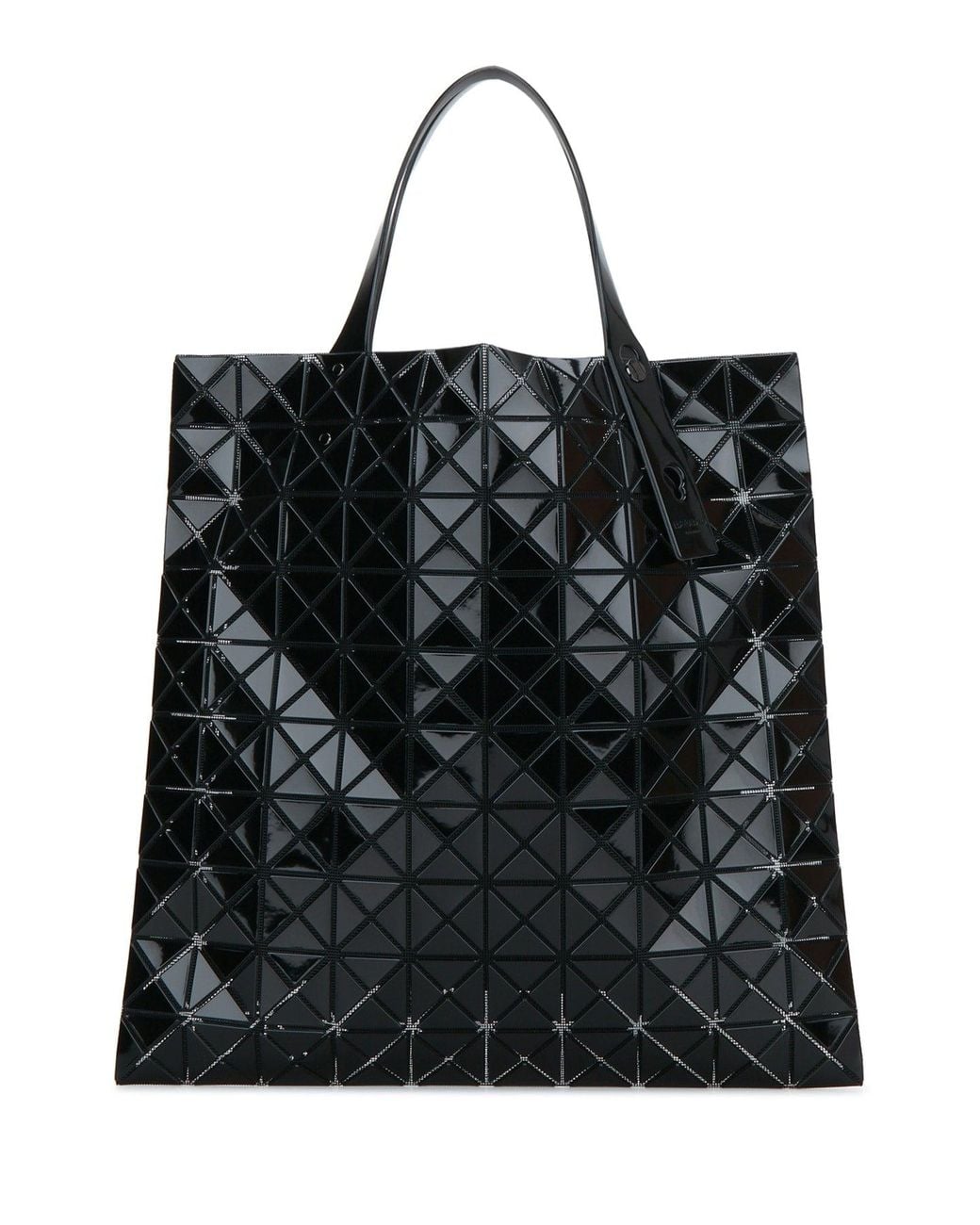 Issey Miyake Black Geometric Tote Bag
