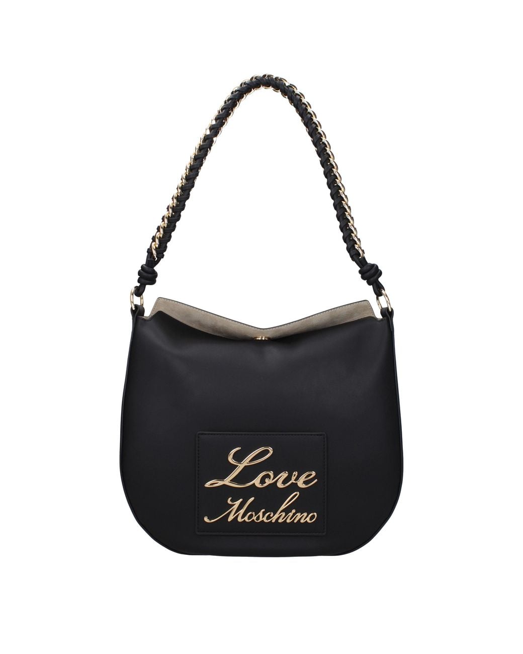 Love Moschino Black Shoulder Bags Polyurethane