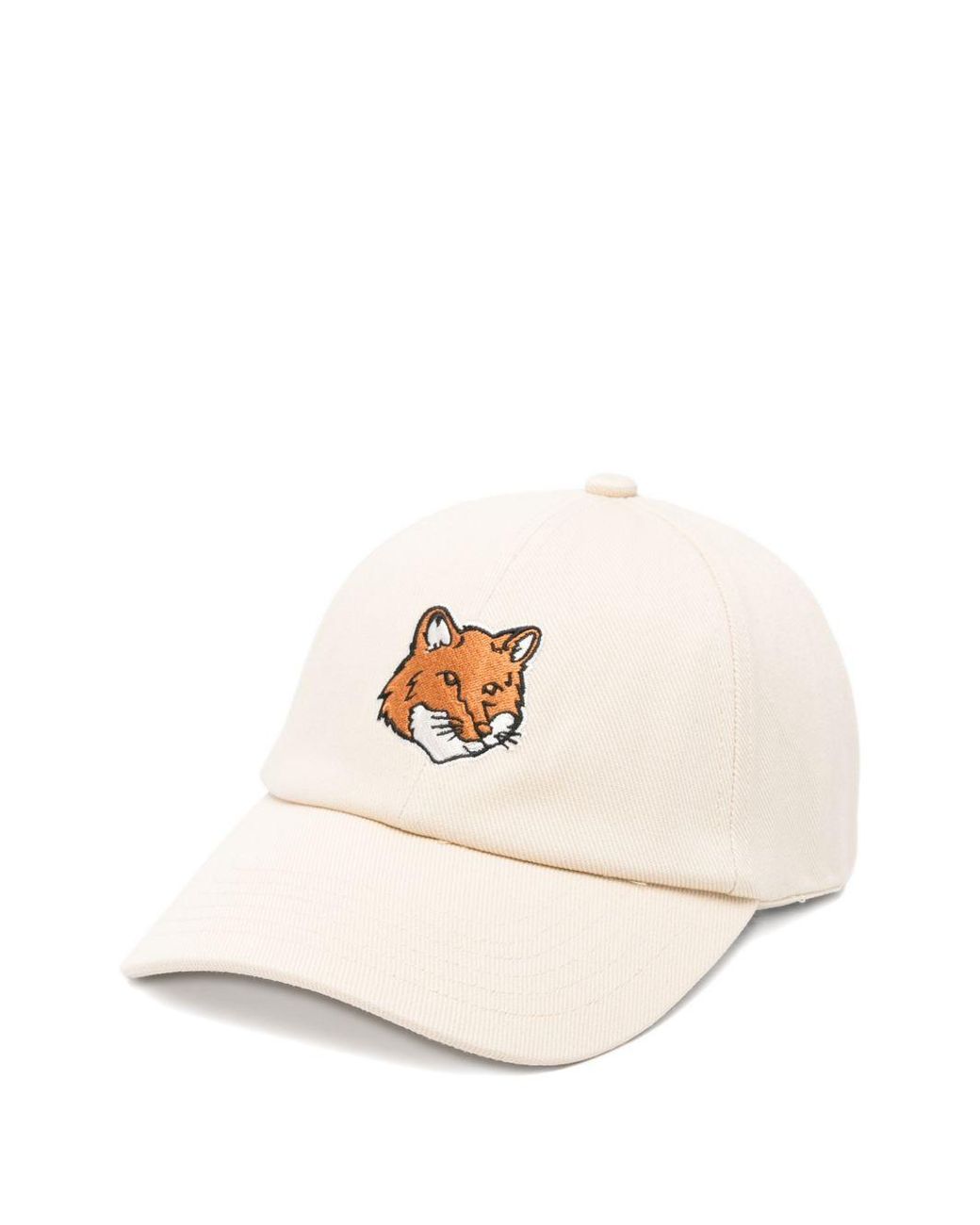 Maison Kitsuné Natural Fox Head Baseballkappe