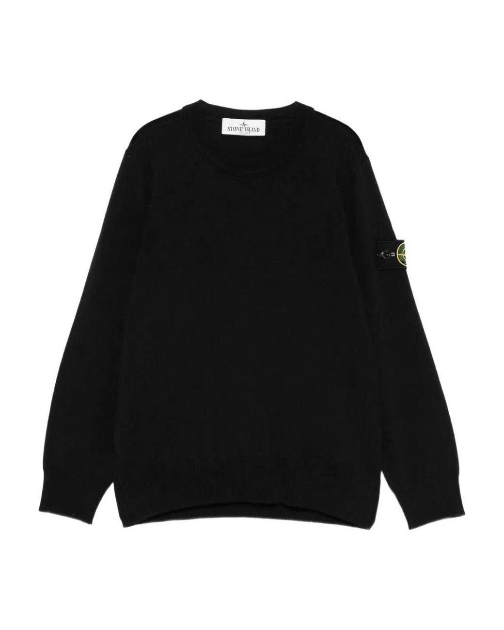 Stone Island Black Sweaters