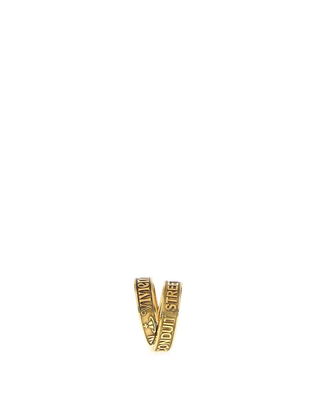 Vivienne Westwood Metallic Amos Ring