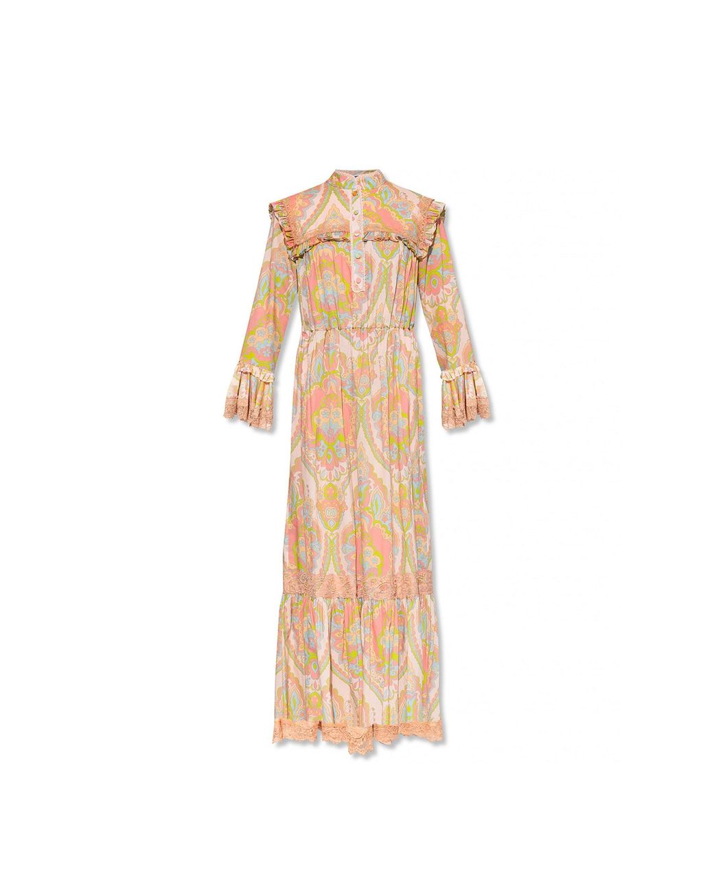 Gucci Natural Mini Floral Dress