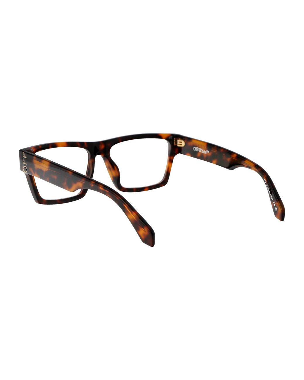 Off-White c/o Virgil Abloh Brown Havana Acetate Glasses
