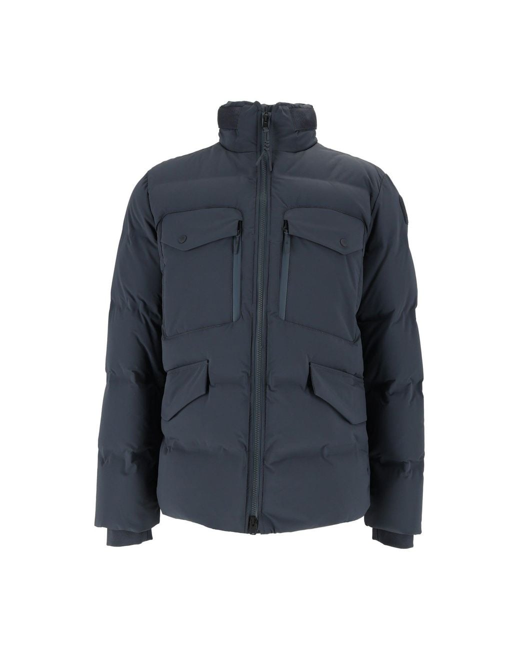 Parajumpers Blue North Twin Padded Quilted Down Jacket