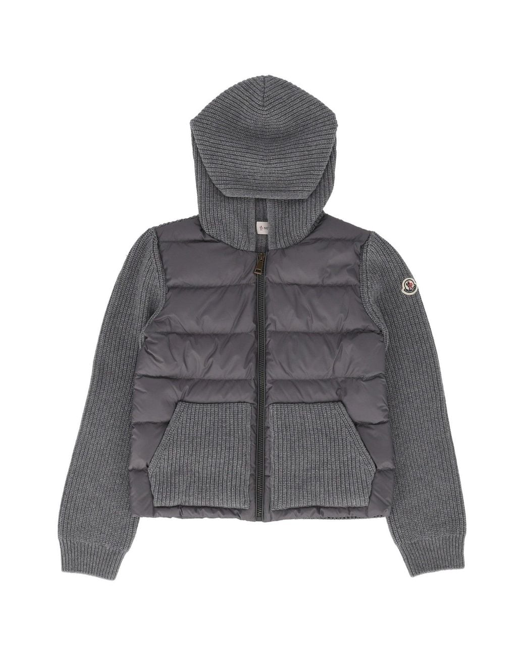 Moncler Medium Grijs Vest in het Gray