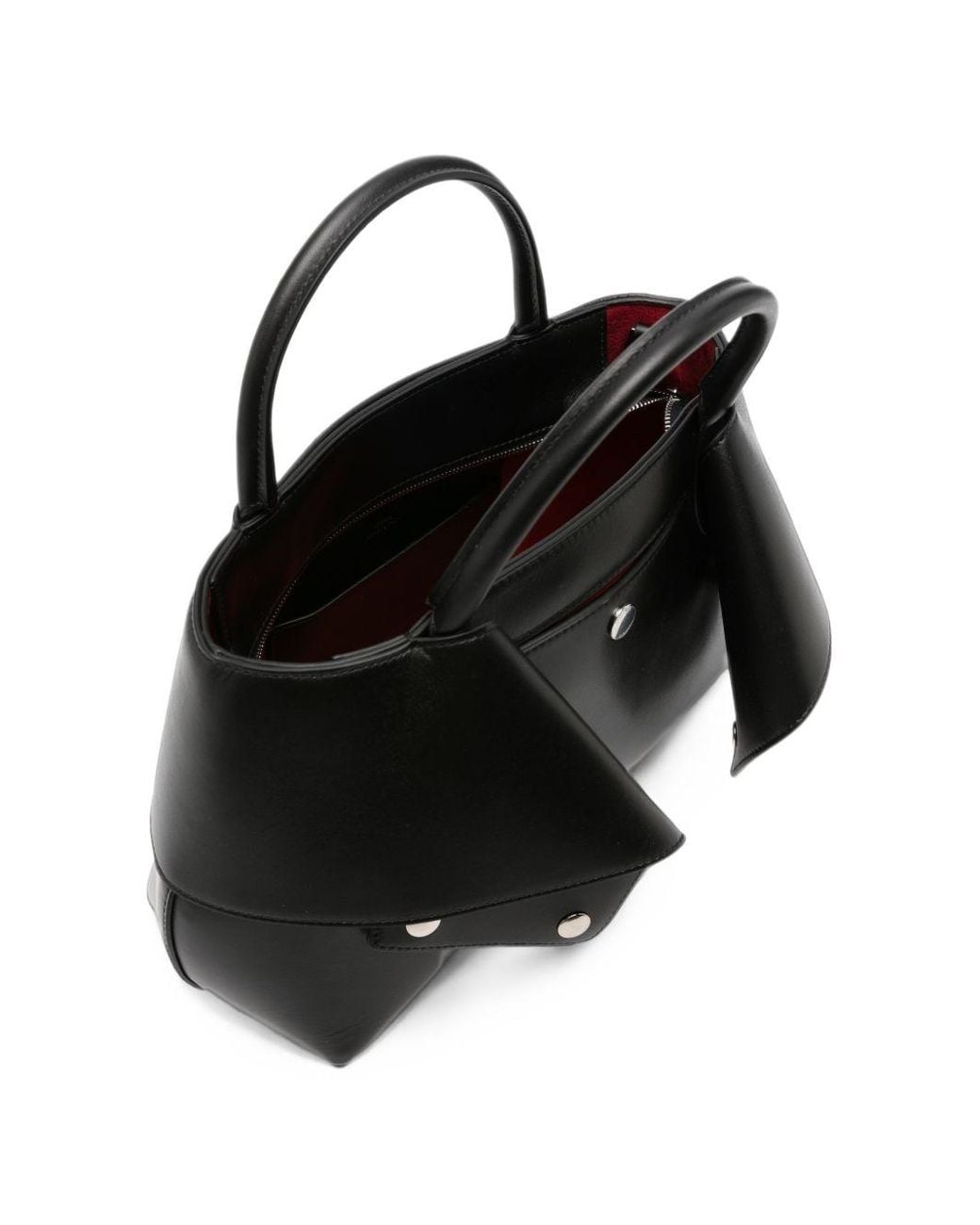 Totême  Black Mercer Small Leather Shoulder Bag