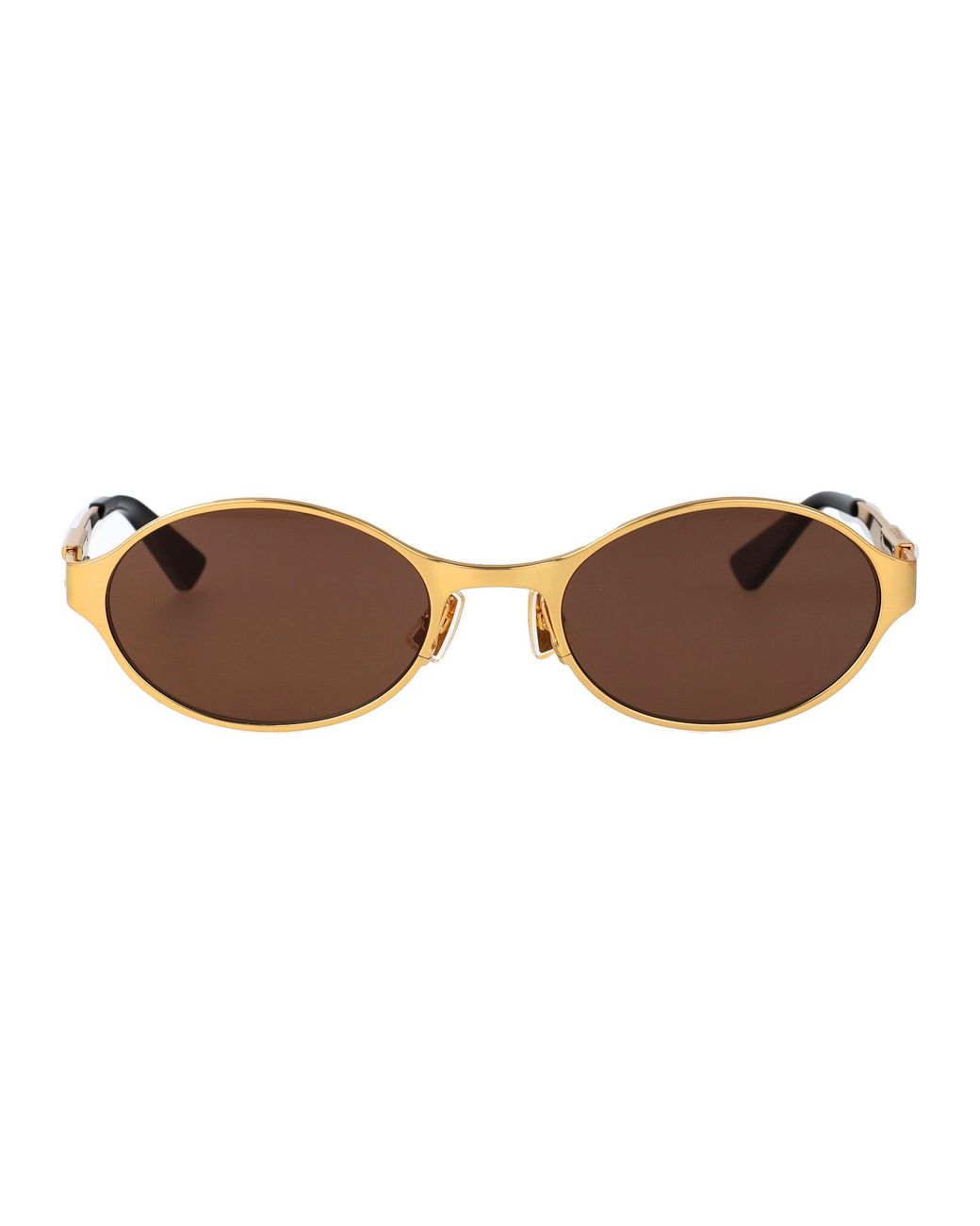 Bottega Veneta Brown Metal Sunglasses