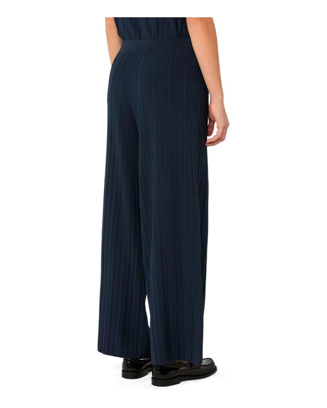 Weekend by Maxmara Blue Garza Trousers