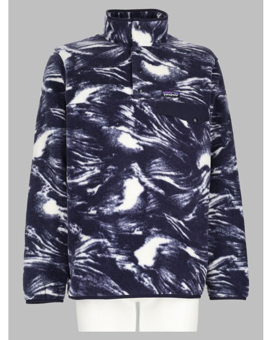 Patagonia Blue Crewneck Sweater for men