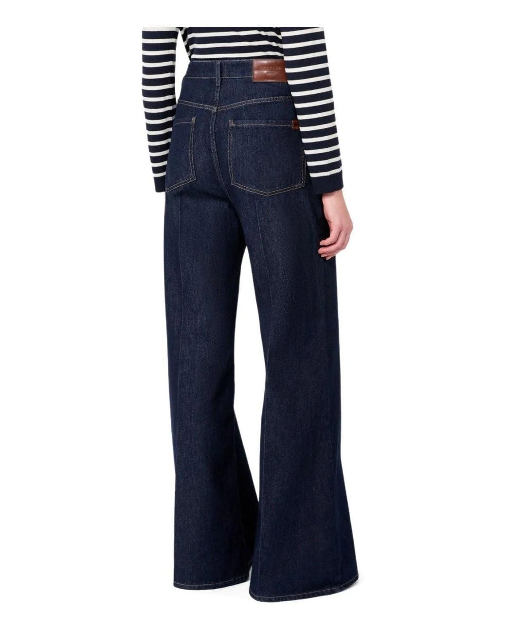 Weekend by Maxmara Blue Sport Leg Trousers