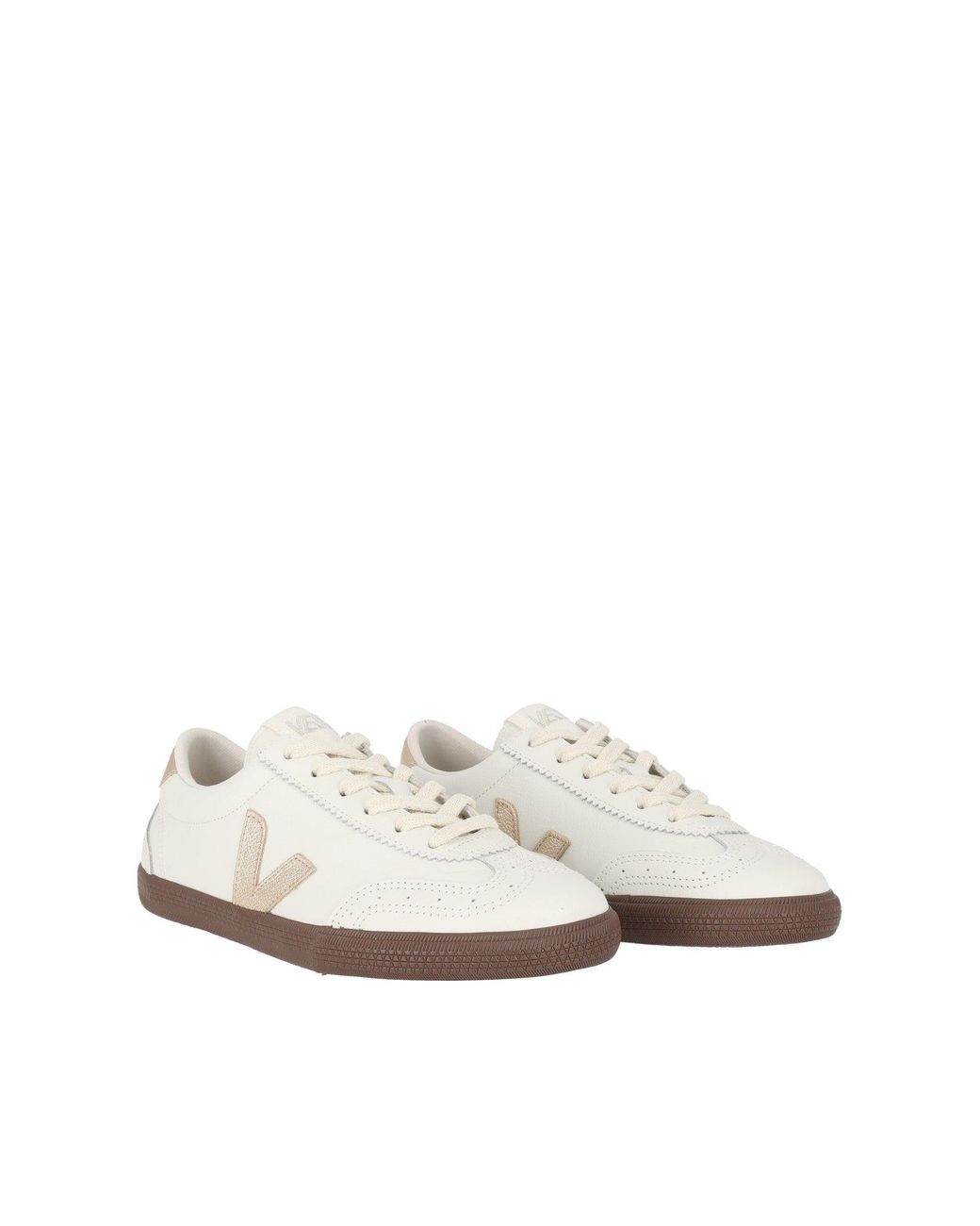 Veja White Volley Platine Bark