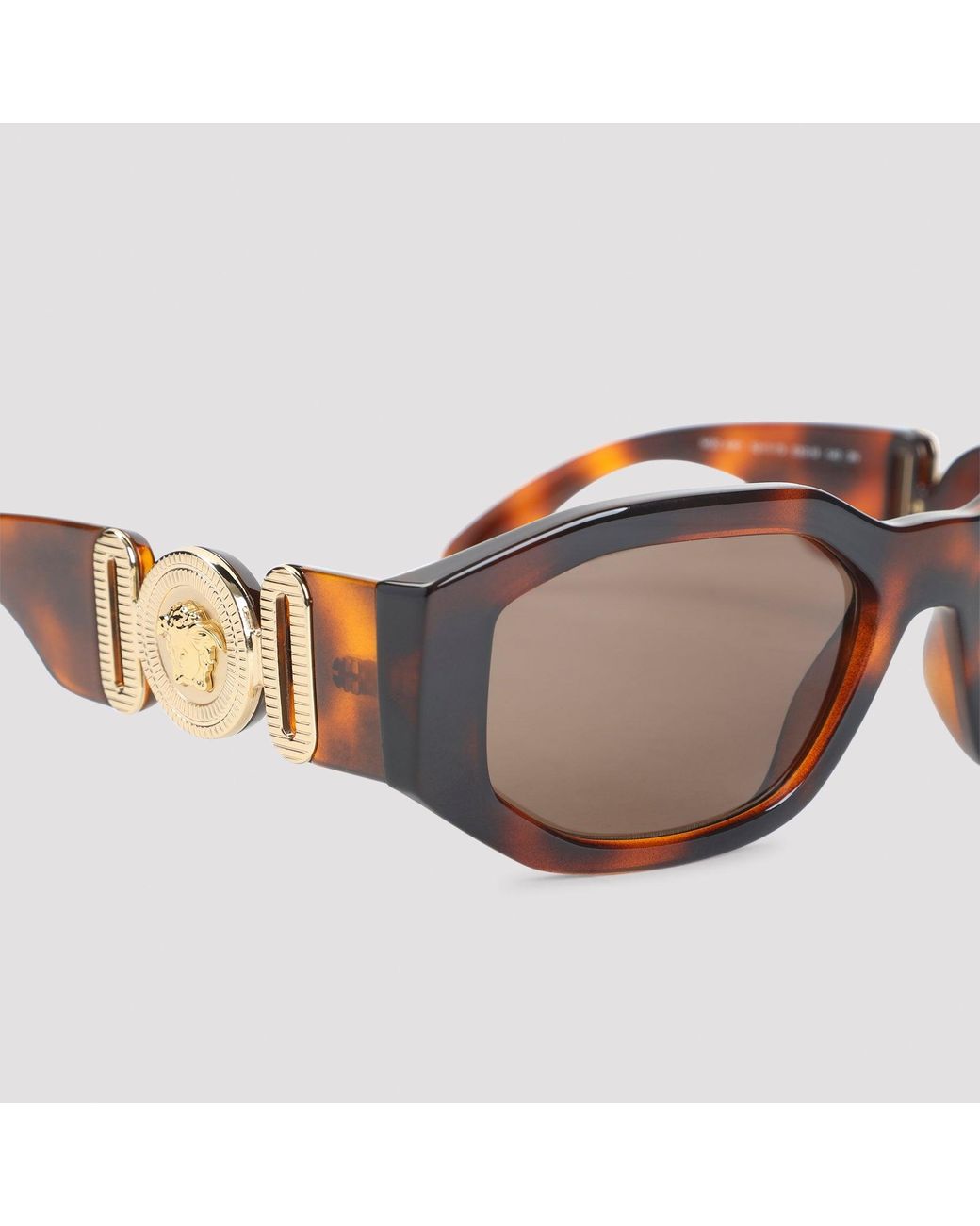 Versace Versace Biggie-zonnebril in het Metallic