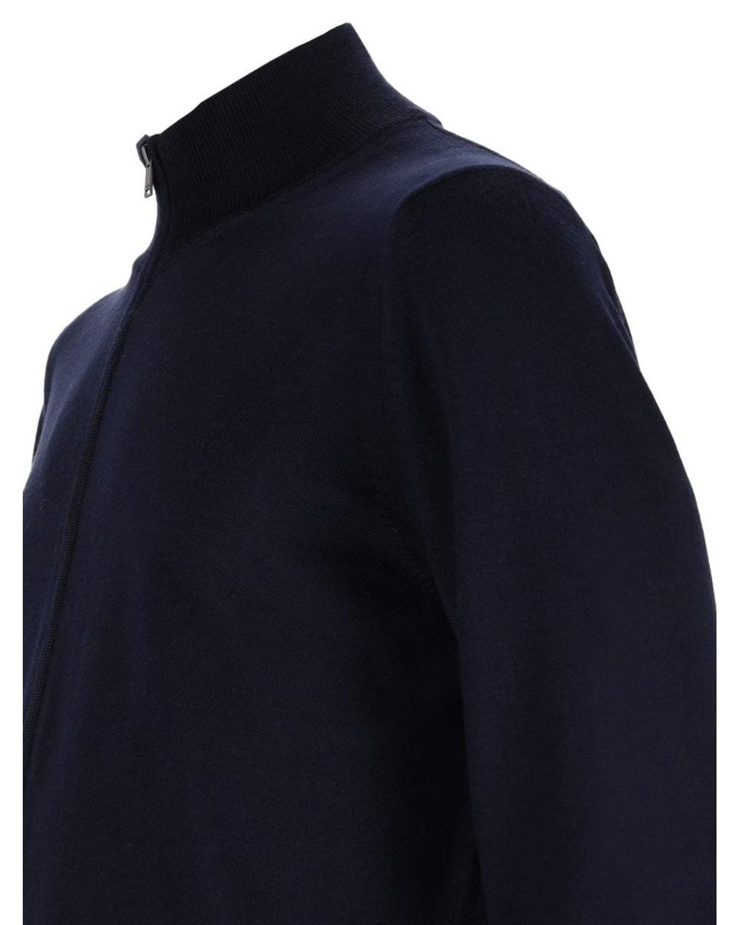 Boss Blue Patterned Sweater