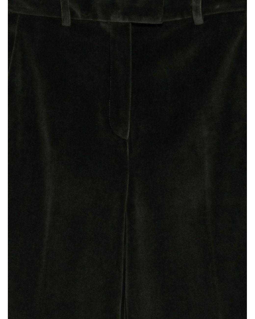 Circolo 1901 Black Cotton Wide-Leg Trousers