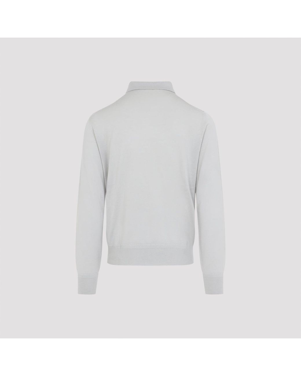 Tom Ford White Cashmere Silk Polo for men