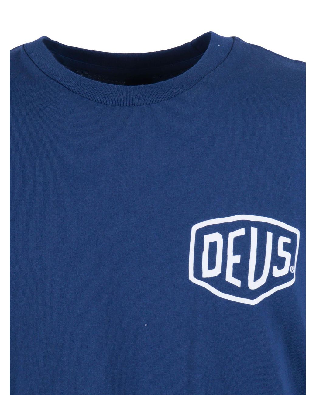 Deus Ex Machina Blue Harajuku Address Tee for men