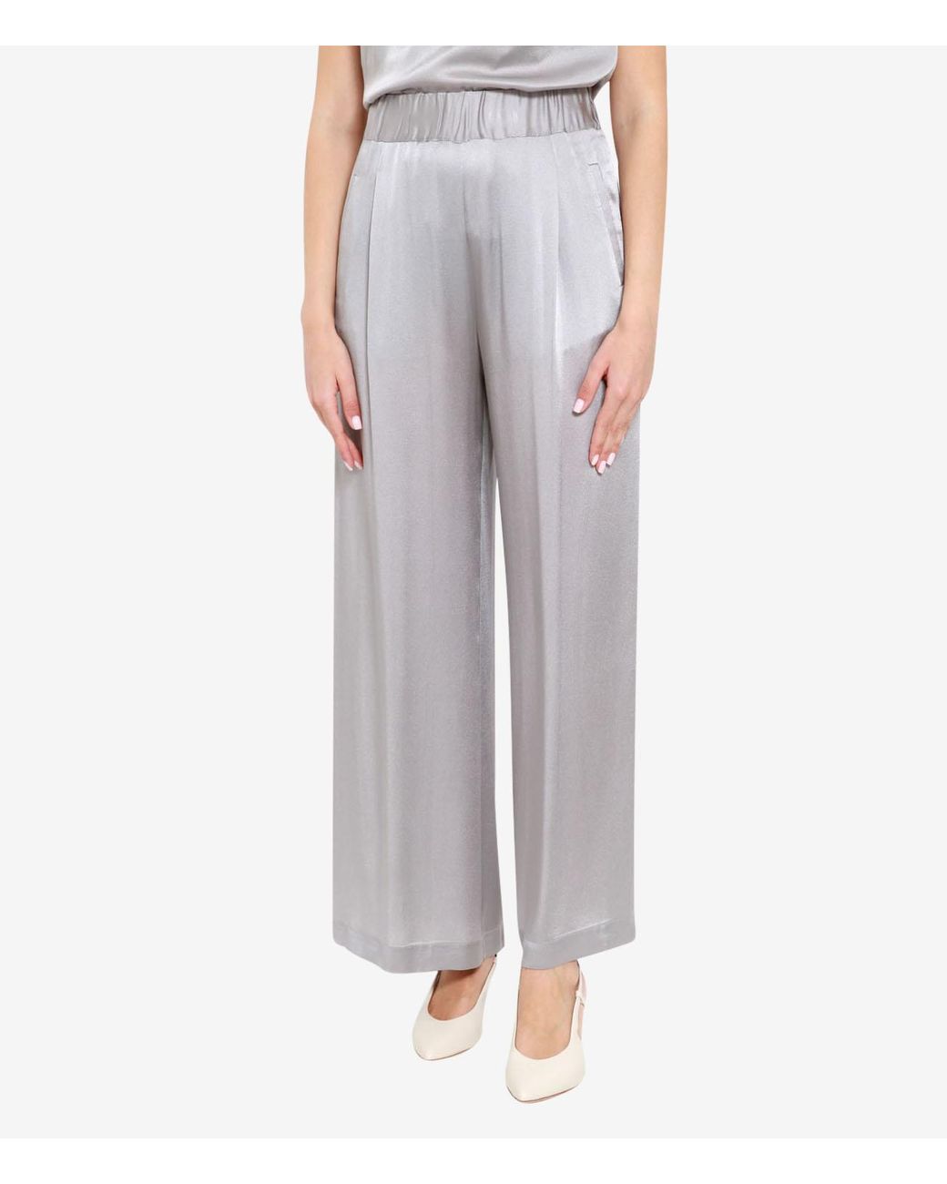 Semicouture Gray Trousers