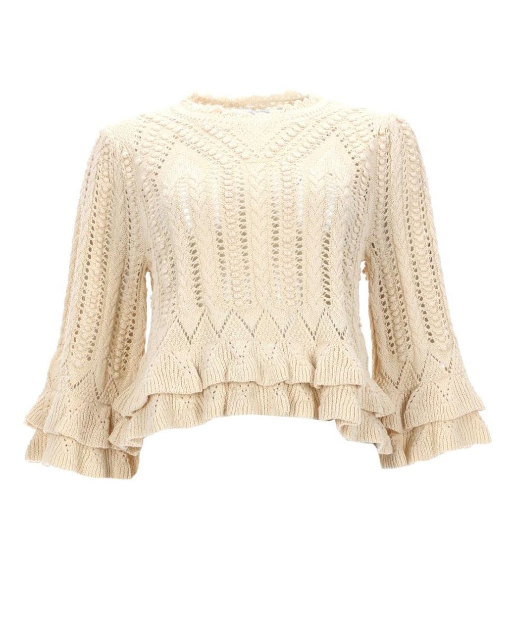 Isabel Marant Natural Norma Knit Sweater