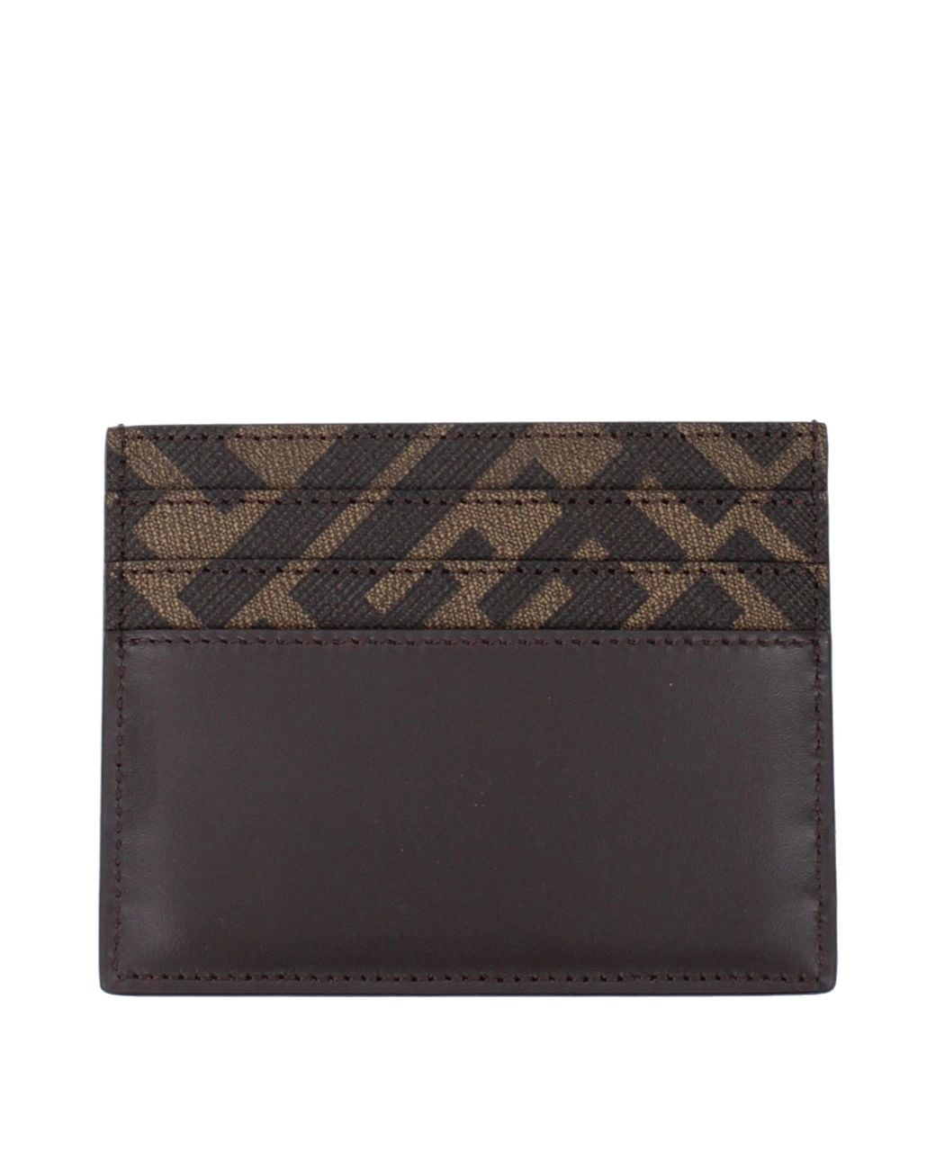 Fendi Black Document Holder Fabric/Ebony